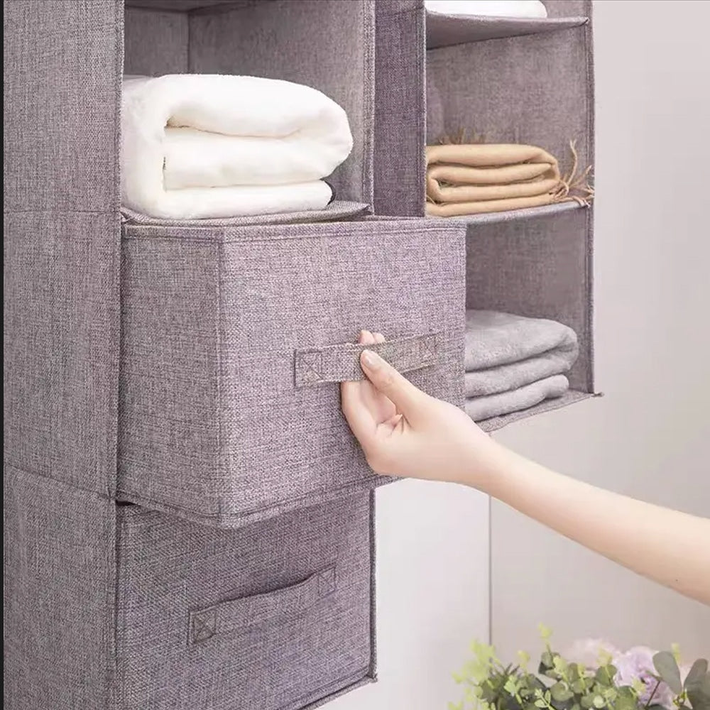 Fabric hanging storage 3 pieces - 6 parts | Kalsten