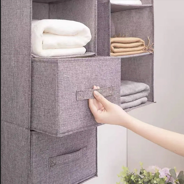 Fabric hanging storage 3 pieces - 6 parts | Kalsten