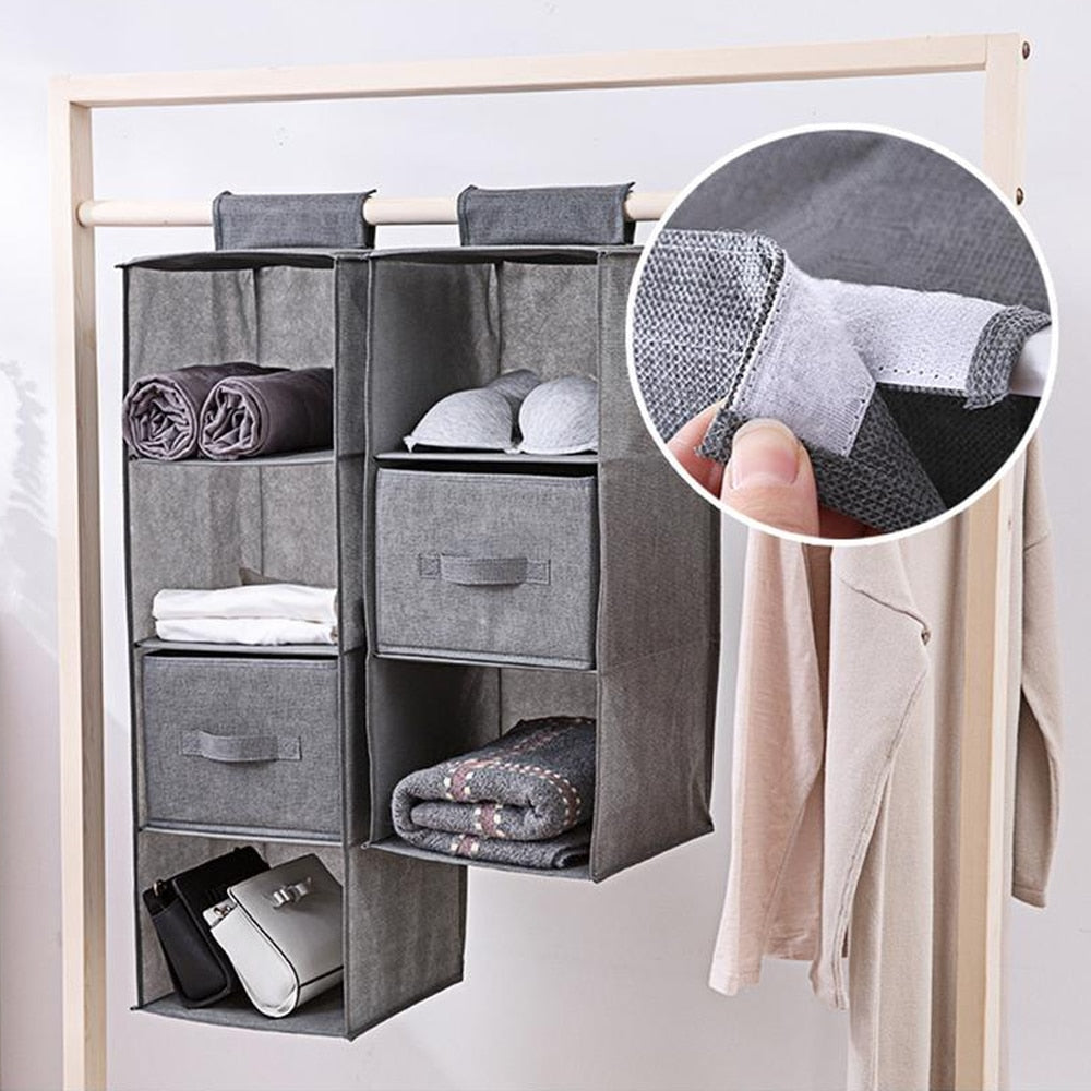 Fabric hanging storage 3 pieces - 6 parts | Kalsten
