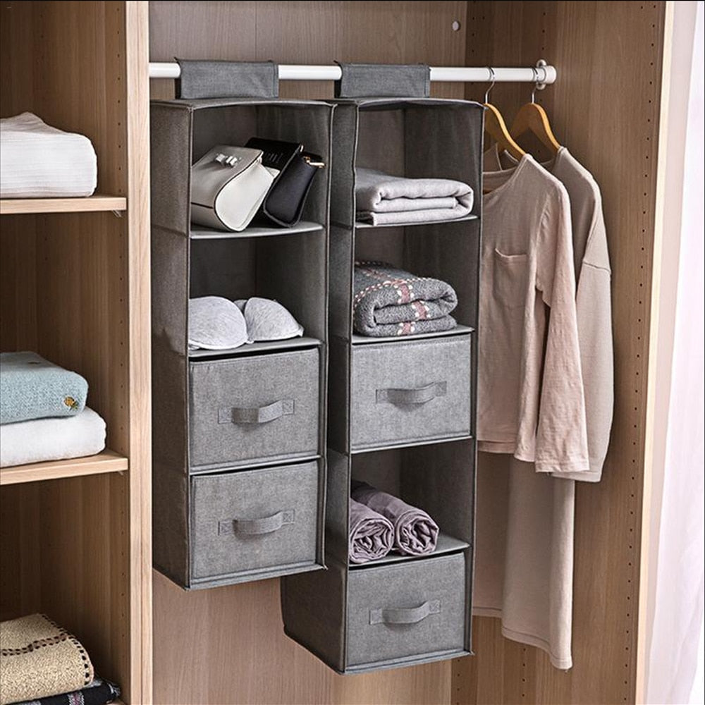 Fabric hanging storage 3 pieces - 6 parts | Kalsten