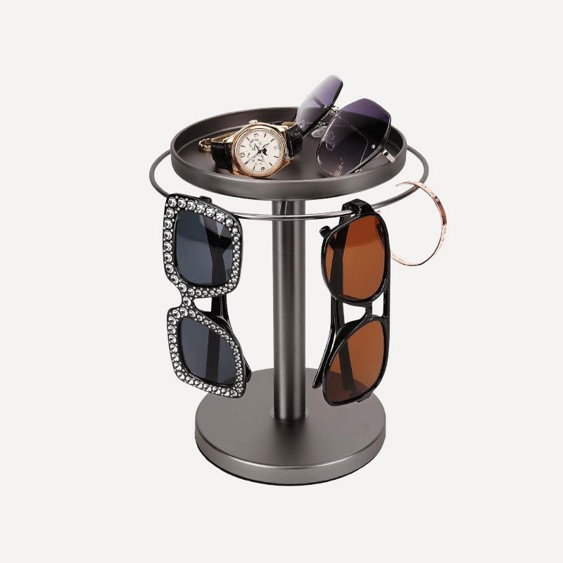 Skanto | OPTITURN – 360° Rotating Glasses Holder with Compact Design and Versatile Functionality