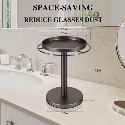 Skanto | OPTITURN – 360° Rotating Glasses Holder with Compact Design and Versatile Functionality