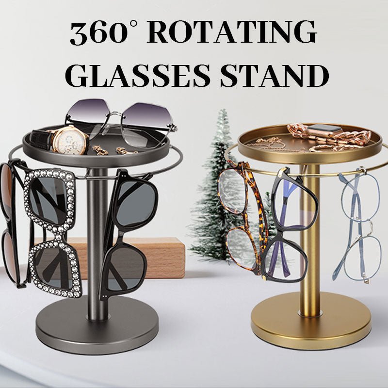 Skanto | OPTITURN – 360° Rotating Glasses Holder with Compact Design and Versatile Functionality