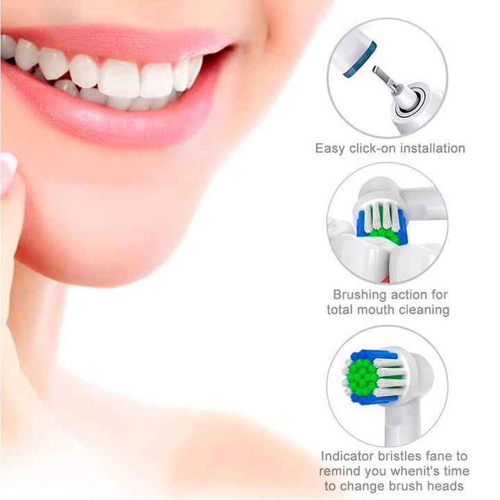 4 pieces. Toothbrush heads for Oral-B | Kalsten