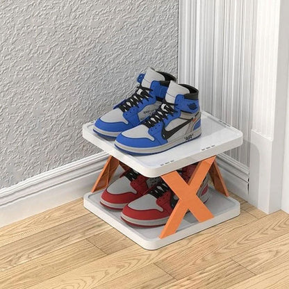 Modern multi-tiered shoe rack