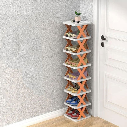 Modern multi-tiered shoe rack