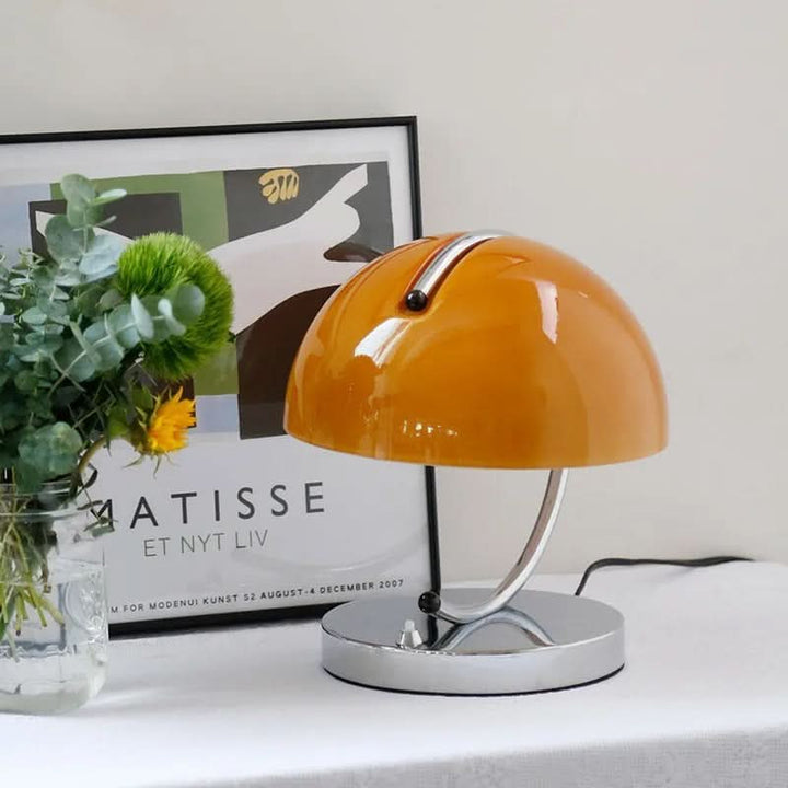Mushroom Glass Table Lamp in Danish Style | Kalsten