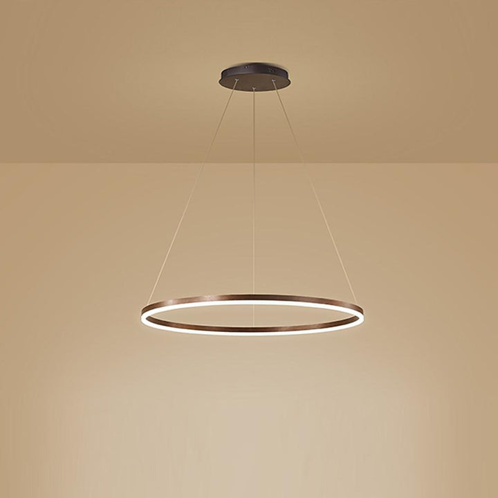 Circle LED Modern Chandelier Pendant Light Hanging Lamp Island Lights | Kalsten