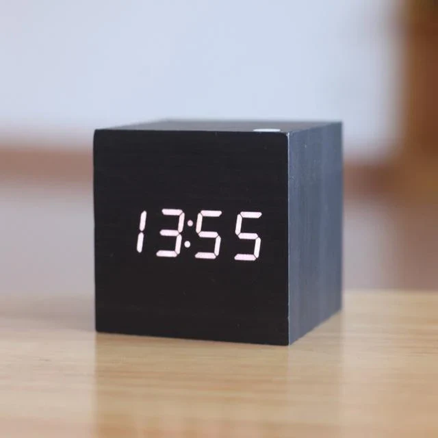 Kalsten | Wooden Digital Clock with LED Display