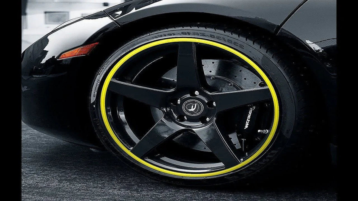 Skanto | Alloy Wheel Rim Protector | High Adhesion, Easy Installation & Edge Trim for Flashing Car Rims