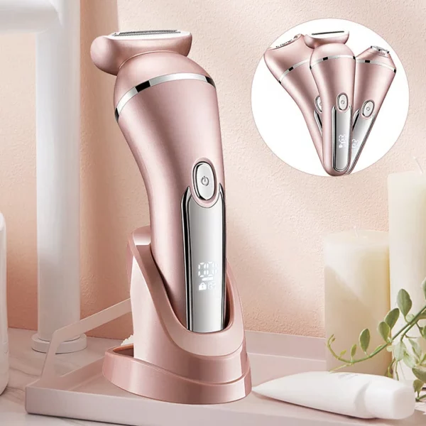 Skanto | SkinGlide 3-in-1 Electric Shaver – Waterproof and Rechargeable