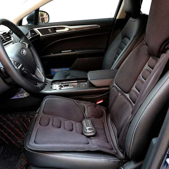Kalsten | 8 Mode Massage Chair Pad With Heated Back Neck Cushion For Car & Home
