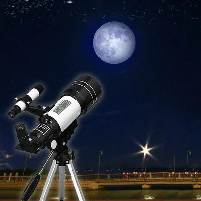 BowLift | Professional Astronomical Telescope | 70mm Aperture, 300mm Focal Length & Easy Setup for Stargazing and Nature Exploration