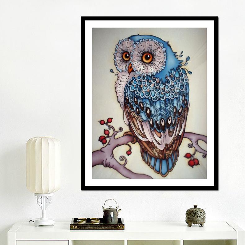 Cartoon Owl - GemPaint Kit | Kalsten