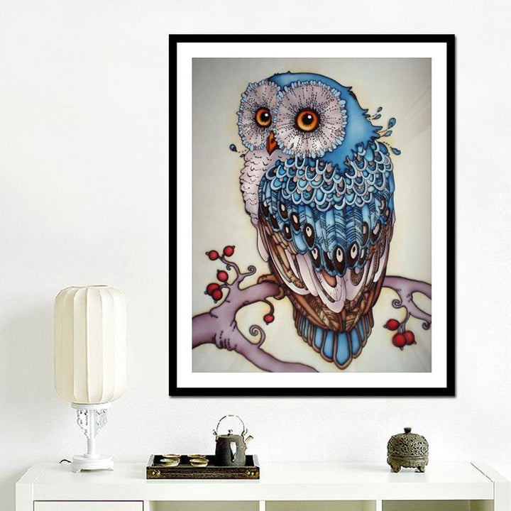 Cartoon Owl - GemPaint Kit | Kalsten