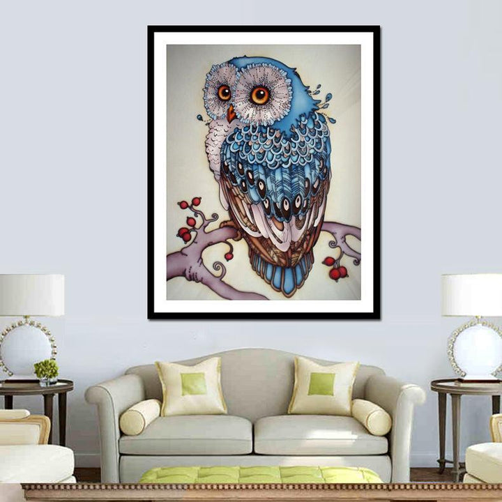 Cartoon Owl - GemPaint Kit | Kalsten