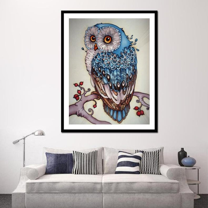 Cartoon Owl - GemPaint Kit | Kalsten