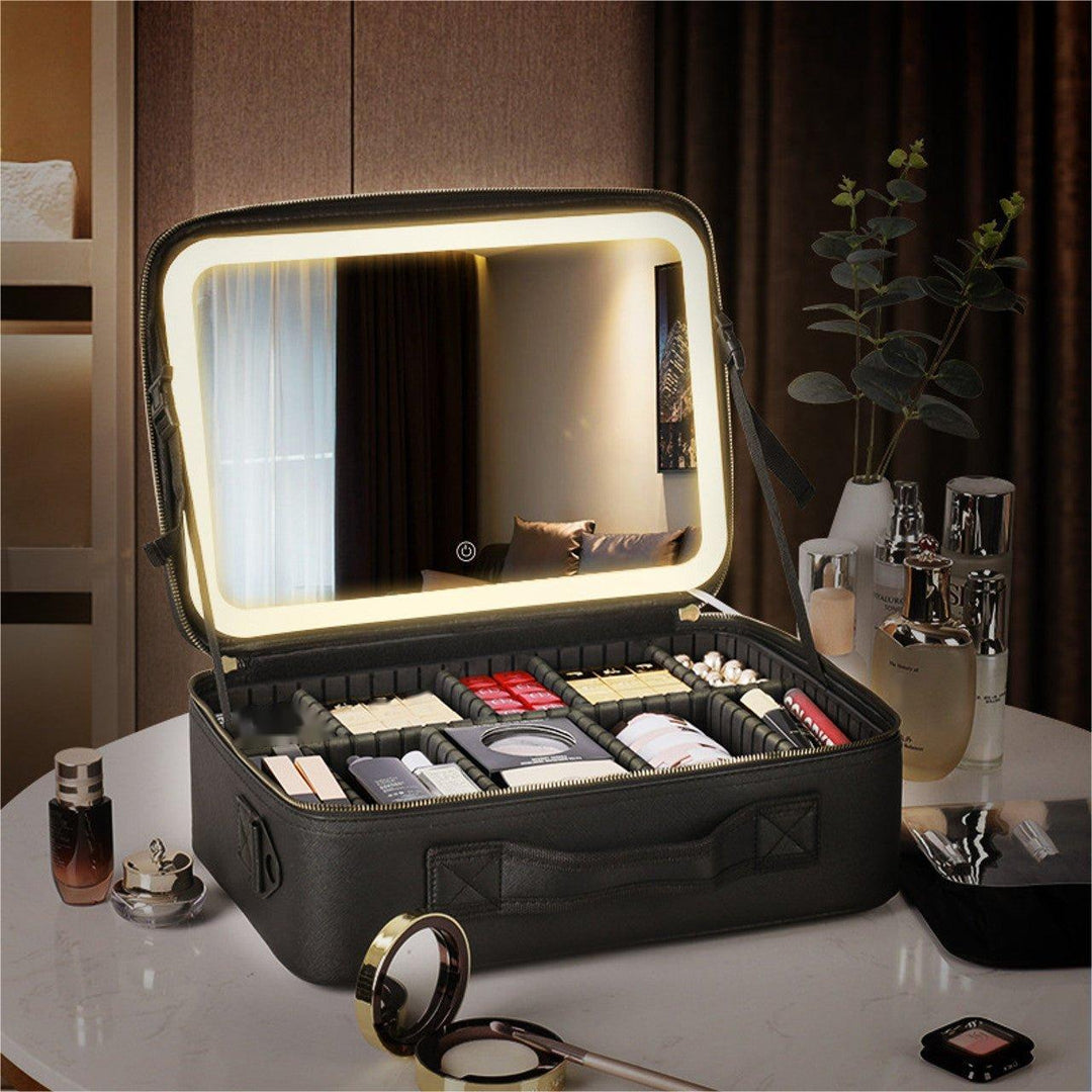 Kalsten | GlamBolt️ | Radiant on the go with LED makeup bag