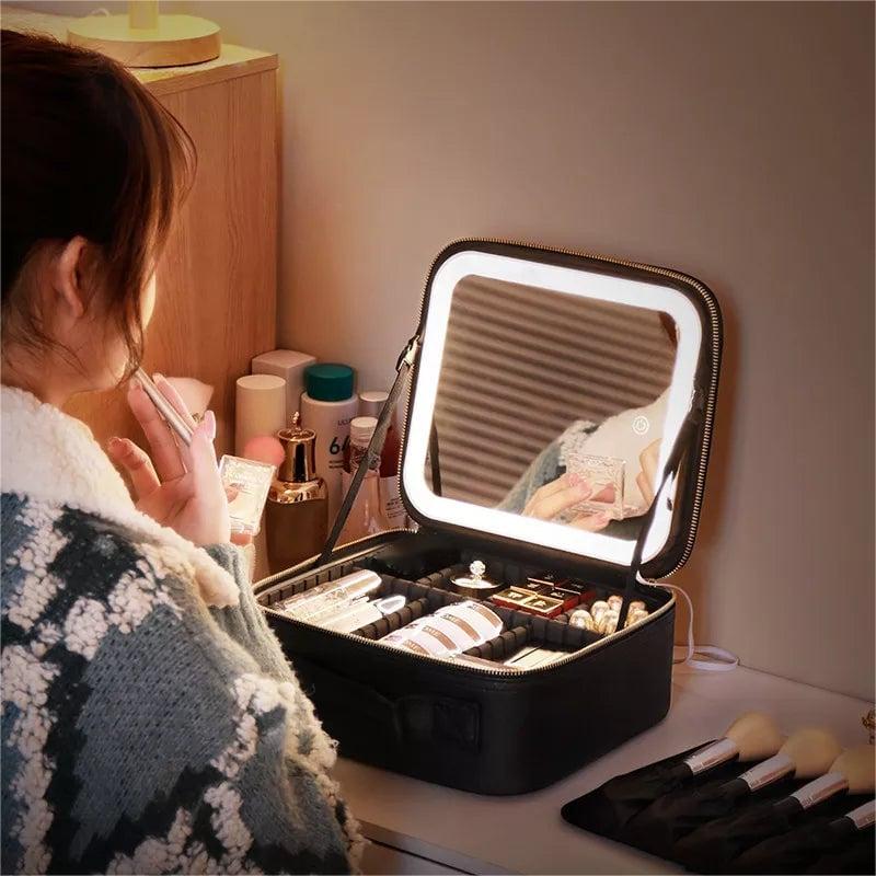 Kalsten | GlamBolt️ | Radiant on the go with LED makeup bag