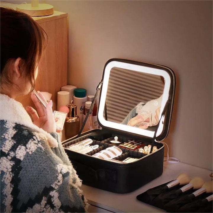 Kalsten | GlamBolt️ | Radiant on the go with LED makeup bag