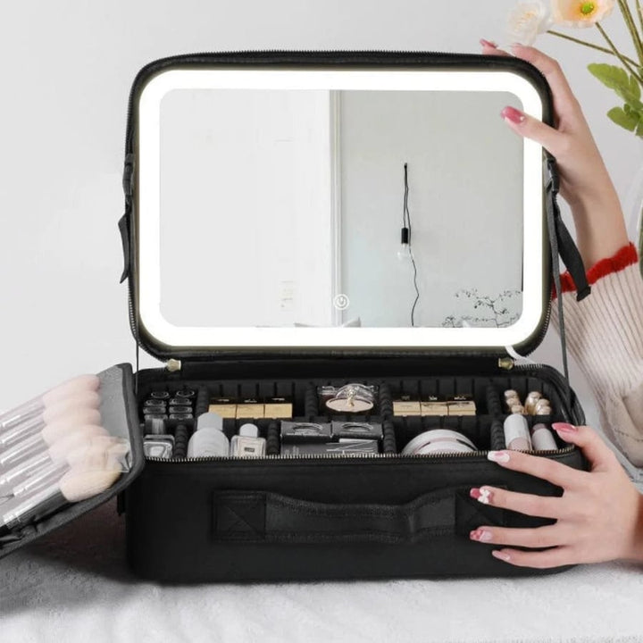 Kalsten | GlamBolt️ | Radiant on the go with LED makeup bag