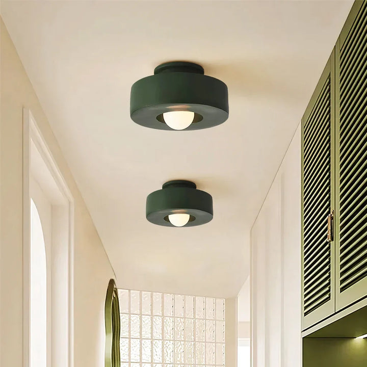 Ceiling Light Resin 11.8 in x 5.9 in LED Minimalist Indoor Lighting Living Room Bedroom Pendant | Kalsten
