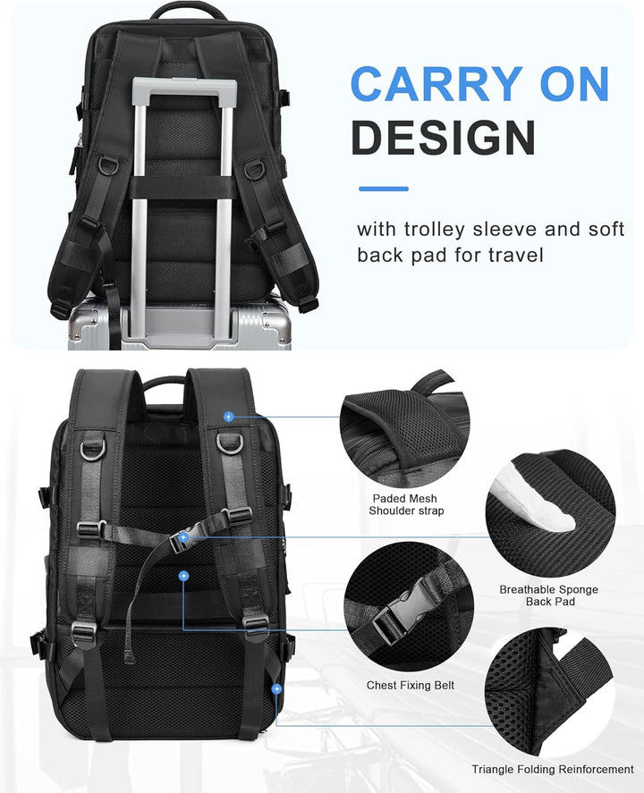 Multi-Compartment Laptop Carry Bag with Adjustable Shoulder Strap | Kalsten