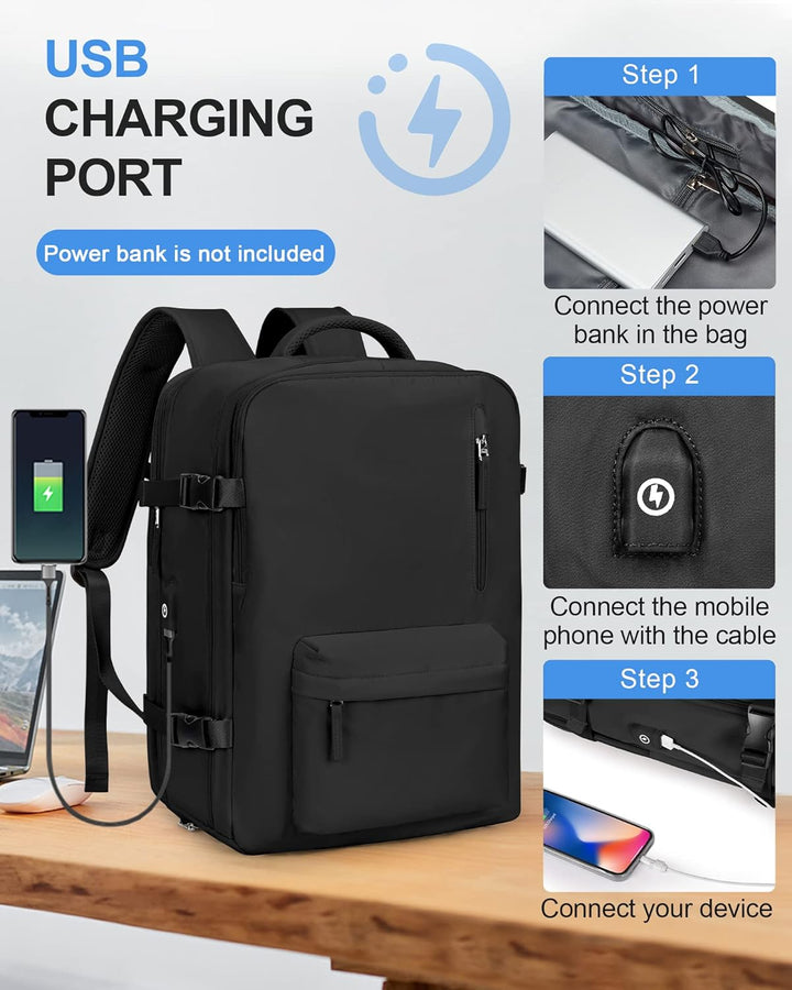 Multi-Compartment Laptop Carry Bag with Adjustable Shoulder Strap | Kalsten