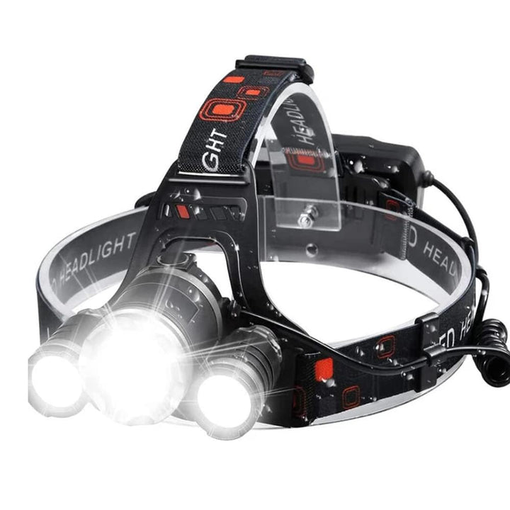 Professional LED Headlamp (5000 Lumens) - Multifunctional and Rechargeable | Kalsten