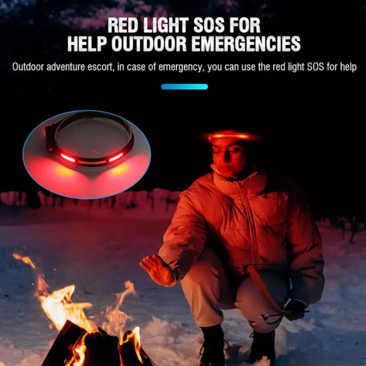 Headlamp (rechargeable) 3-in-1 COB LED waterproof with motion sensor | Kalsten