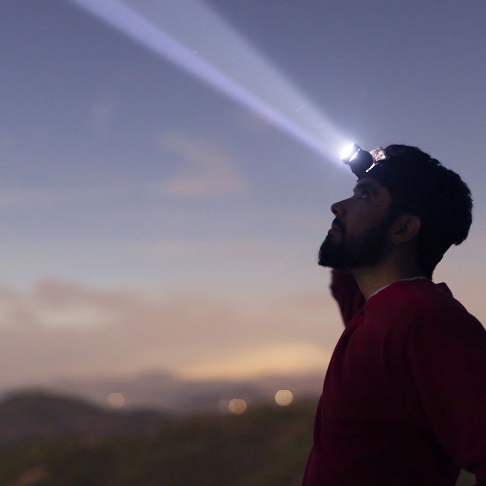 Professional LED Headlamp (5000 Lumens) - Multifunctional and Rechargeable | Kalsten