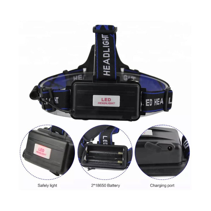 Headlamp 1800 Lumen with adjustable focus and zoom | Kalsten