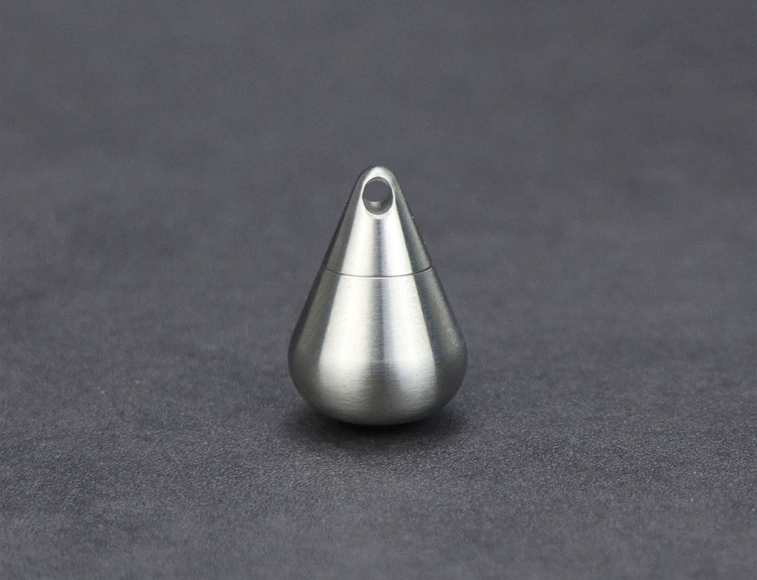 Kalsten | Titanium Droplet Mini Pill Box - Waterproof Travel Case