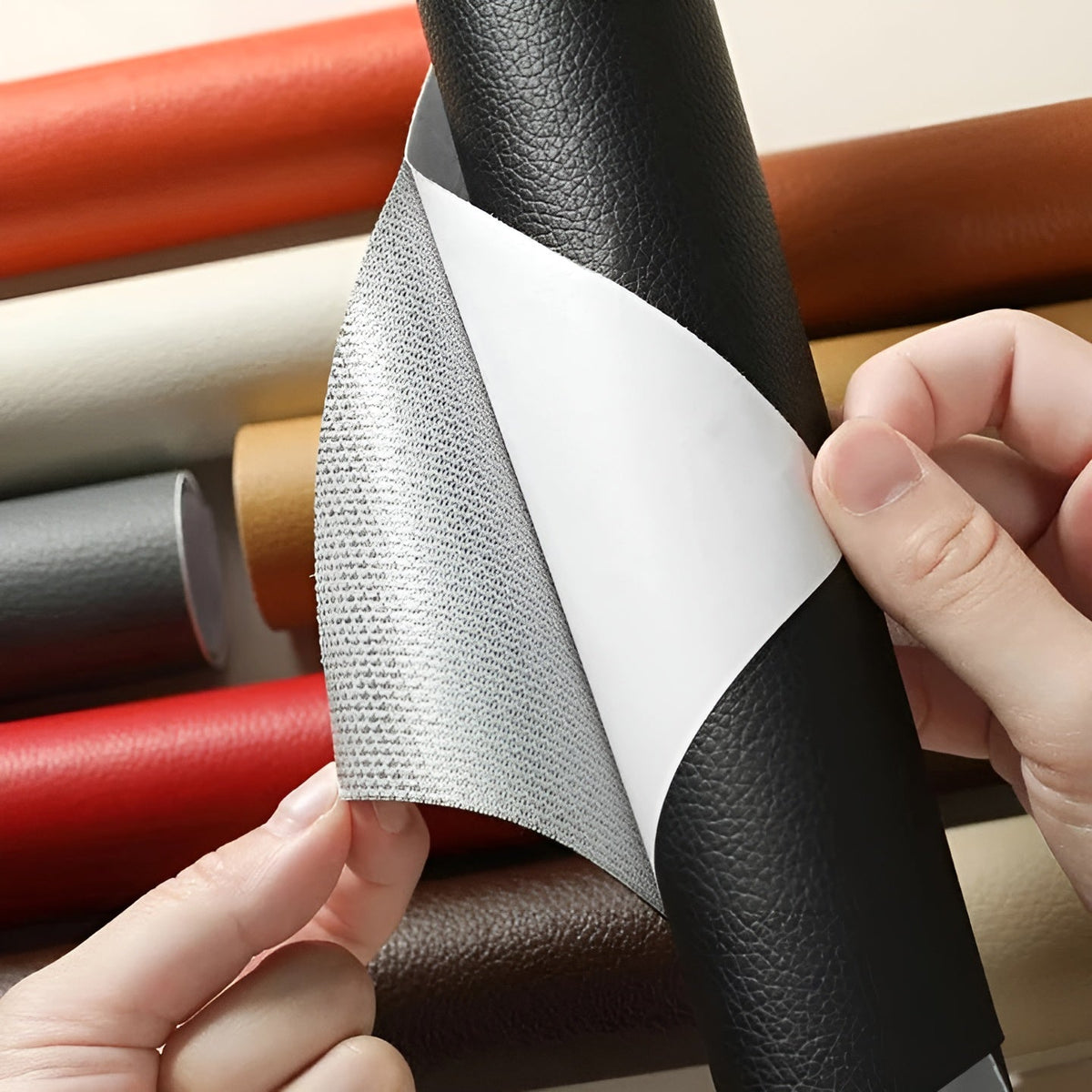 Self-adhesive leather patches – Ideal for repairing furniture, bags, and clothing