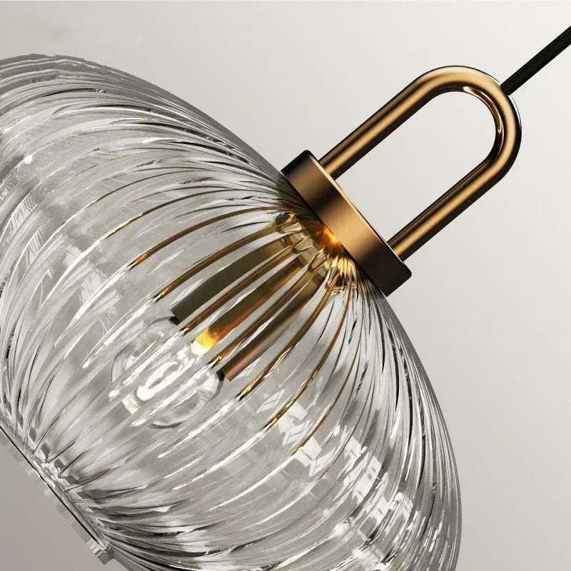 Design Pumpkin Shape Glass Pendant Light | Kalsten