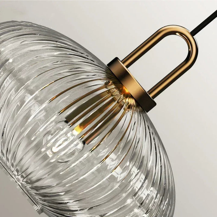 Design Pumpkin Shape Glass Pendant Light | Kalsten