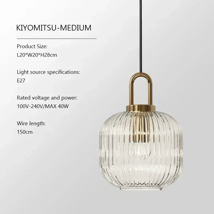 Design Pumpkin Shape Glass Pendant Light | Kalsten