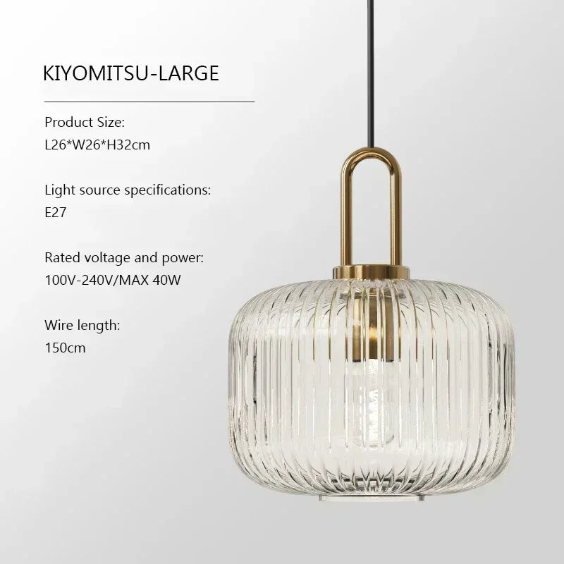 Design Pumpkin Shape Glass Pendant Light | Kalsten