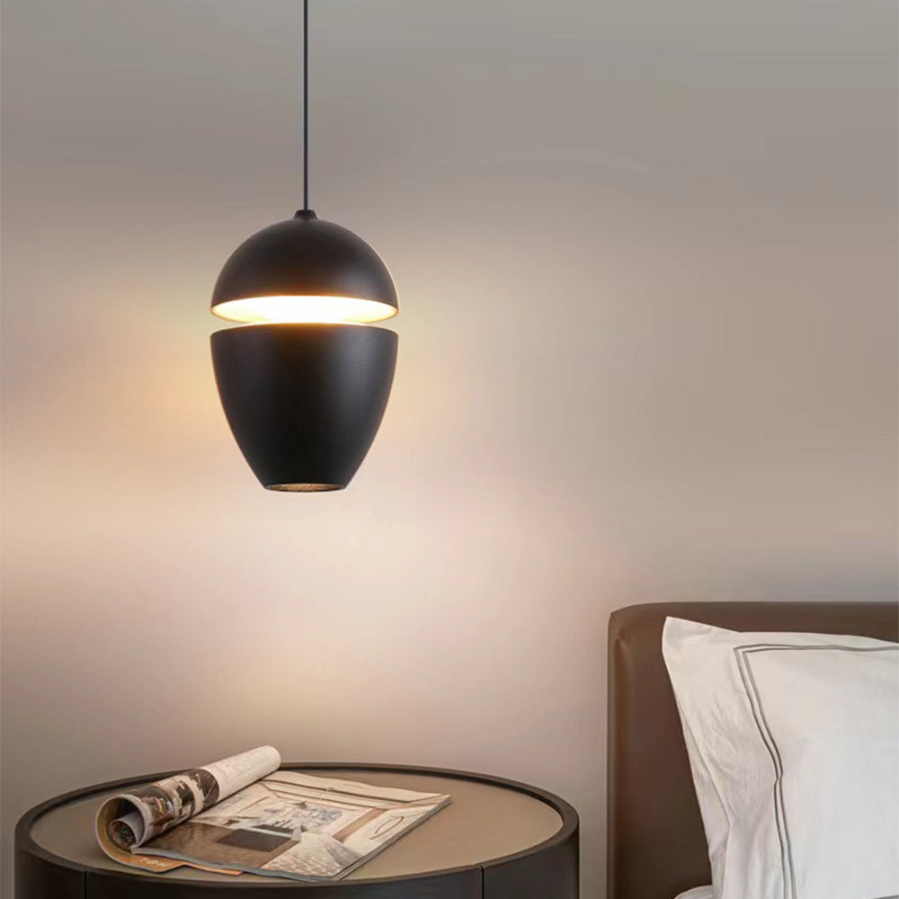Simple Small 1-Light Bedside Pendant Light for Bedroom | Kalsten
