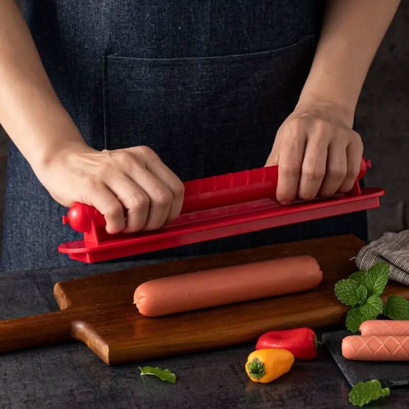 Kalsten | Hot Dog Slicer – Criss-Cross Slots for Even Cooking