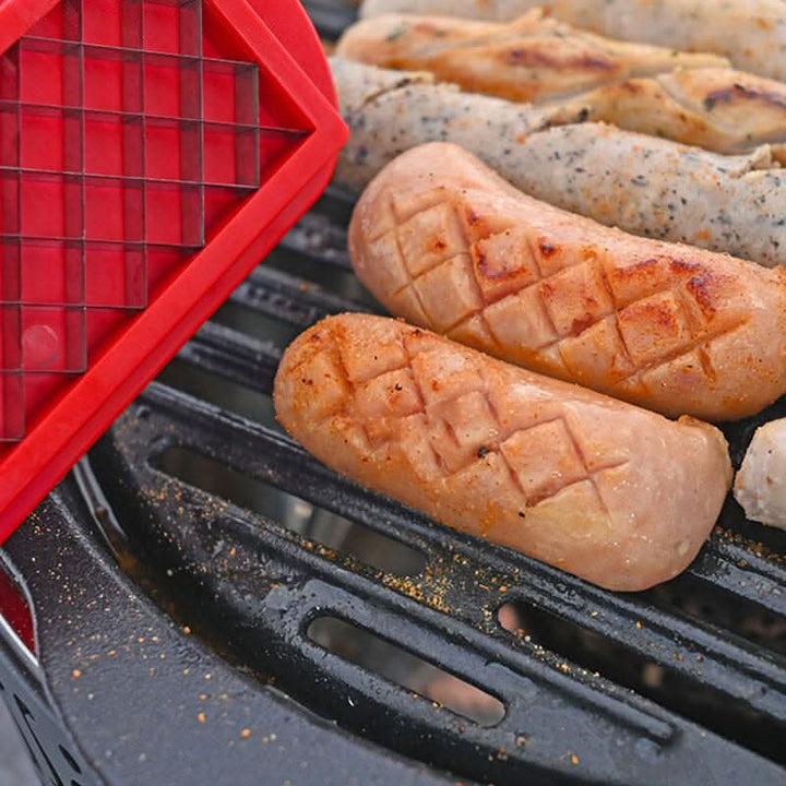 Kalsten | Hot Dog Slicer – Criss-Cross Slots for Even Cooking