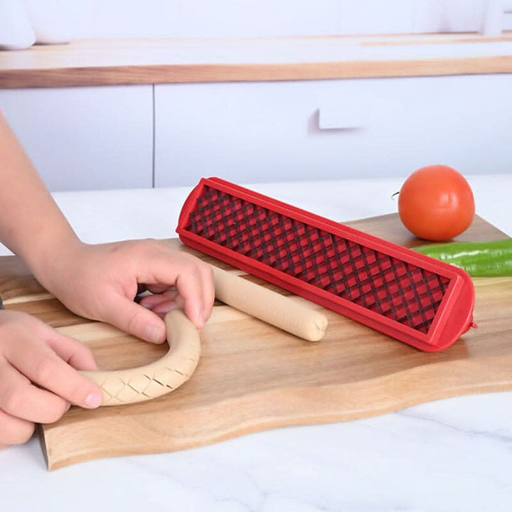 Kalsten | Hot Dog Slicer – Criss-Cross Slots for Even Cooking