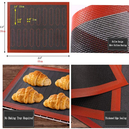 Perforated Silicone Baking Mat Non-stick Oven Tray Liner Baking Tools | Karnz