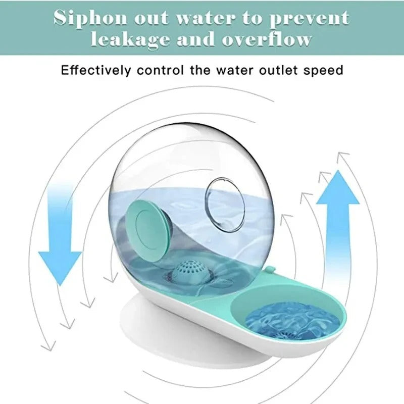 Kalsten | Pet Water Fountain Silent Plastic Bowl Dispenser