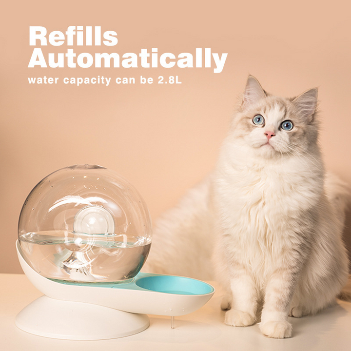 Kalsten | Pet Water Fountain Silent Plastic Bowl Dispenser
