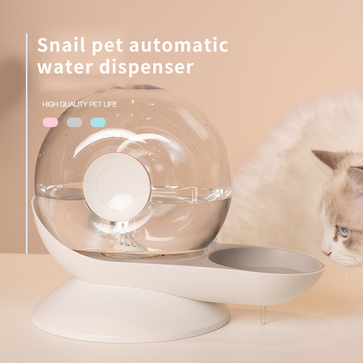 Kalsten | Pet Water Fountain Silent Plastic Bowl Dispenser
