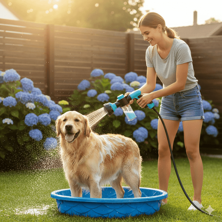 PetWash 360° High-Pressure Dog Wash Spray (3 Modes)