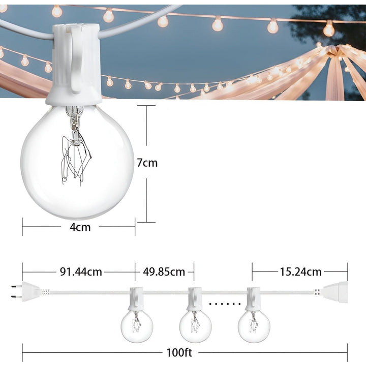FairyFlicker String Lights - Luxurious patio lighting with waterproof protection | Kalsten