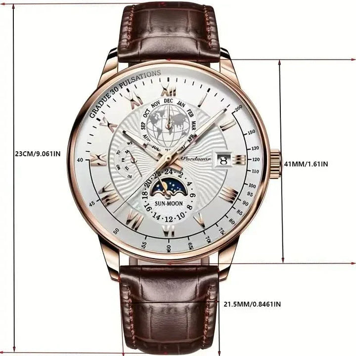 Kalsten | Mechanical Men’s Luxury Watch with Moonphase