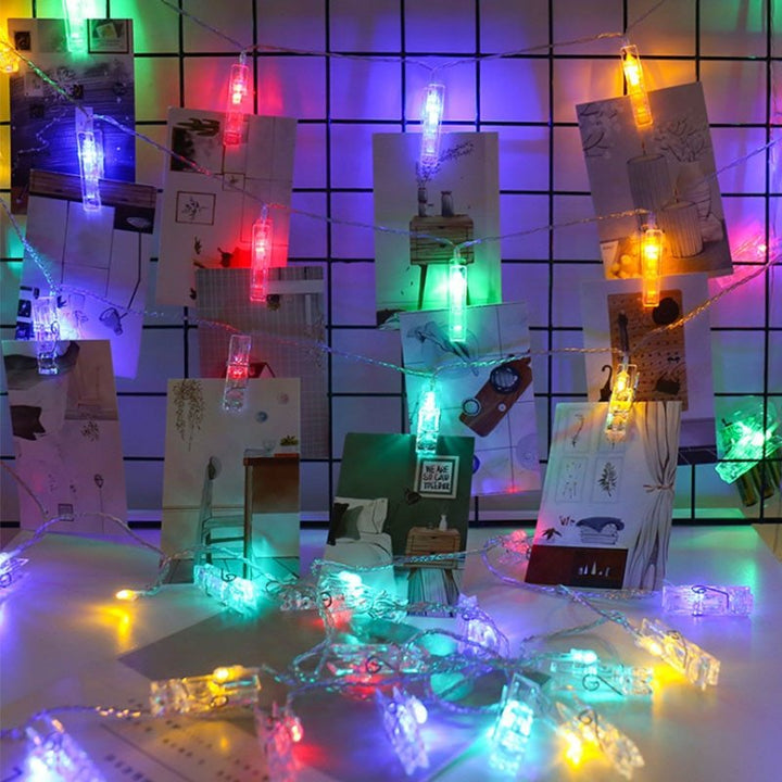 Photo Clips LED Fairy String Lights for Pictures | Kalsten